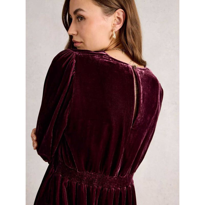 White Stuff Lucy Velvet Dress image number 3